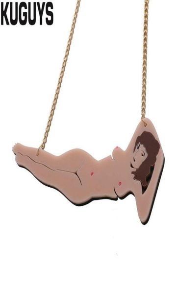 new fashion jewelry nude female pendant necklace for women acrylic sweater chain1045306, Silver
new fashion jewelry nude female pendant necklace for women acrylic sweater chain1045306, Silver