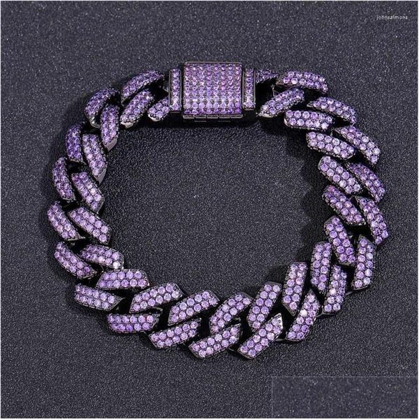 chain link bracelets iced out chains for men women 15mm black purple cuban cz stone bracelet hip hop jewelry drop delivery dh2hm285j
chain link bracelets iced out chains for men women 15mm black purple cuban cz stone bracelet hip hop jewelry drop delivery dh2hm285j