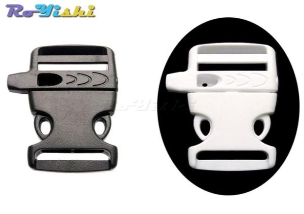 50pcslot 34quot emergency side release whistle buckles for paracord bracelet outdoor sports bracelet accessories4128256, Black
50pcslot 34quot emergency side release whistle buckles for paracord bracelet outdoor sports bracelet accessories4128256, Black