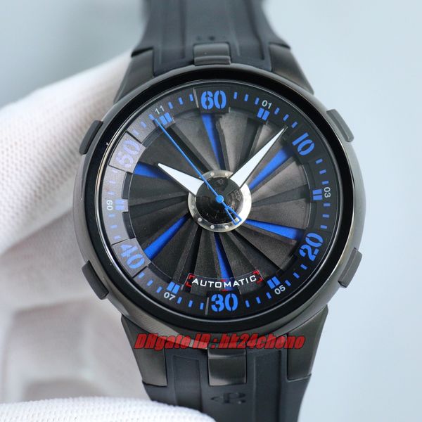 watches a1047/5 turbine black pvd 44mm automatic mens watch black dial rubber strap gents wristwatches, Slivery;brown
watches a1047/5 turbine black pvd 44mm automatic mens watch black dial rubber strap gents wristwatches, Slivery;brown