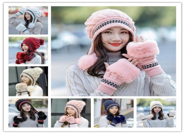 1set women knit hat gloves sets skull cap solid casual pompom beanie suit wool caps winter outdoor warm hat girlfriend christmas g4215274, Blue;gray
1set women knit hat gloves sets skull cap solid casual pompom beanie suit wool caps winter outdoor warm hat girlfriend christmas g4215274, Blue;gray