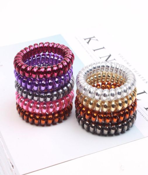 telephone wire cord gum coil hair tie 55cm girls elastic hair band ring rope metal punk color bracelet stretchy scrunchy7895407, Slivery;white
telephone wire cord gum coil hair tie 55cm girls elastic hair band ring rope metal punk color bracelet stretchy scrunchy7895407, Slivery;white