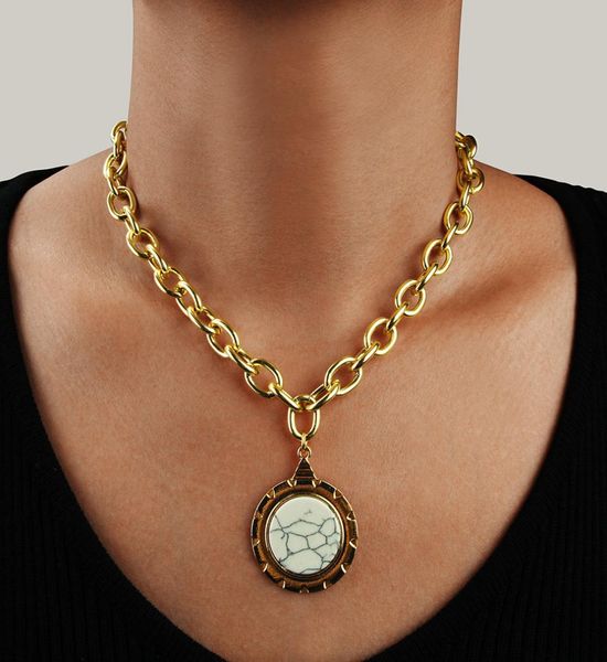 simple versatile necklace exaggerated womens accessories personalized thick chain alloy necklaces girls clavicle chains tide choke8172068, Silver
simple versatile necklace exaggerated womens accessories personalized thick chain alloy necklaces girls clavicle chains tide choke8172068, Silver