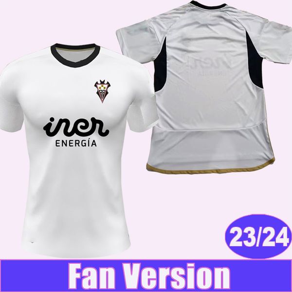 23 24 albacete balompie juanma mens soccer jerseys m fuster djetei j.alonso olaetxea alvaro r. home white football shirt short sleeve unifor, Black;yellow
23 24 albacete balompie juanma mens soccer jerseys m fuster djetei j.alonso olaetxea alvaro r. home white football shirt short sleeve unifor, Black;yellow