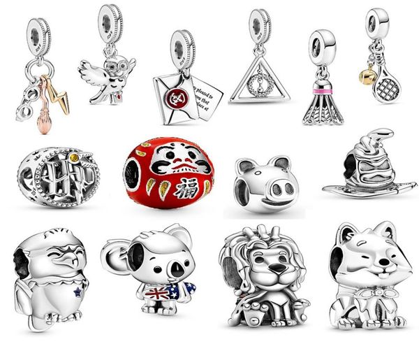 fit bracelet charm owl cat lion bird koala charms authentic new real sterling silver 925 beads original women diy jewelry9018233, Black
fit bracelet charm owl cat lion bird koala charms authentic new real sterling silver 925 beads original women diy jewelry9018233, Black