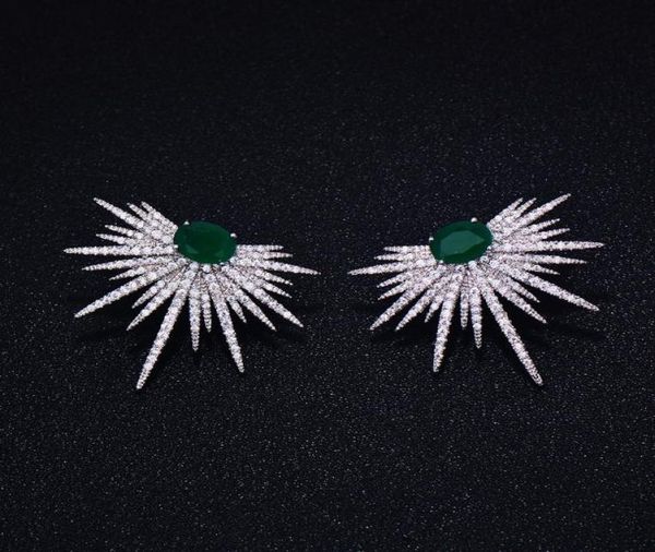 godki brand new fashion popular luxury crystal zircon stud earrings spark shape flower earrings fashion jewelry for women cx201685528, Golden;silver
godki brand new fashion popular luxury crystal zircon stud earrings spark shape flower earrings fashion jewelry for women cx201685528, Golden;silver