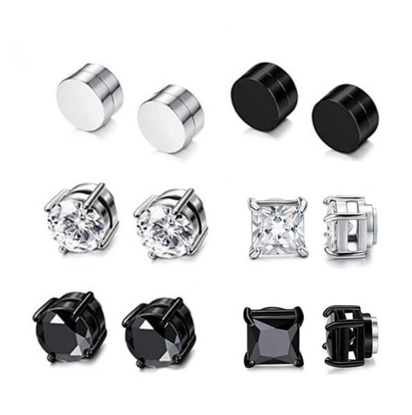 hip hop non piercing zircon ear clip stainless steel earrings new style magnetic earrings jewelry set whole7135455, Silver
hip hop non piercing zircon ear clip stainless steel earrings new style magnetic earrings jewelry set whole7135455, Silver