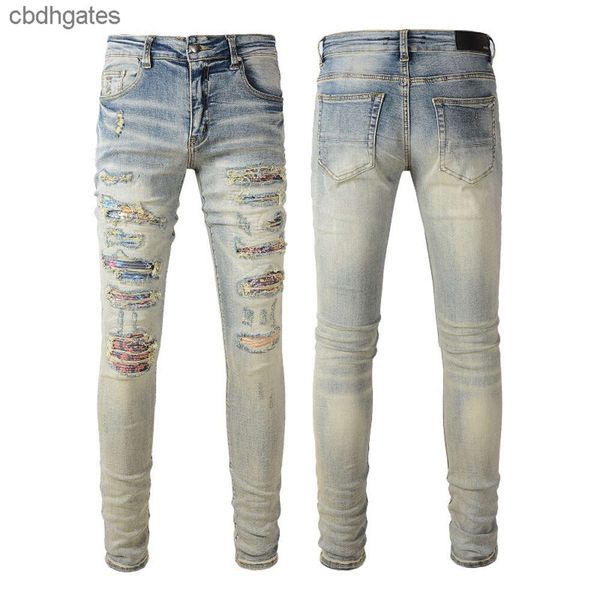 leather demin perforated jean fashion amiirii high craft purple washed 2023 men's jeans quality heavy mens 92zd, Blue
leather demin perforated jean fashion amiirii high craft purple washed 2023 men's jeans quality heavy mens 92zd, Blue