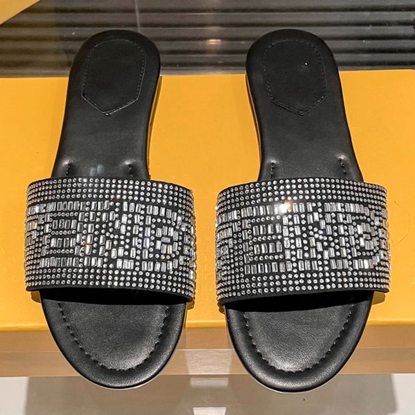 footwear designer women desingner slippers summer popular genuine leather flat bottom anti slip round toe open toe sandal shiny rhinestone s, Black
footwear designer women desingner slippers summer popular genuine leather flat bottom anti slip round toe open toe sandal shiny rhinestone s, Black