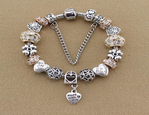 european silver brand apricot color beads bracelets for women alloy diy peach heart women beads bracelet jewelry whol7625387, Black
european silver brand apricot color beads bracelets for women alloy diy peach heart women beads bracelet jewelry whol7625387, Black