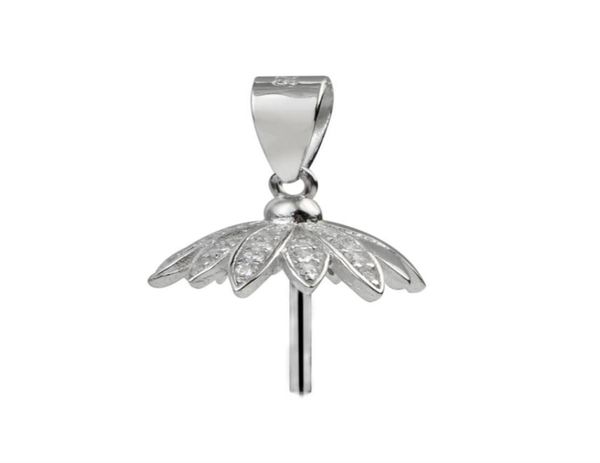 925 sterling silver cap pearl pendant settings with pin for round big pearls cubic zirconia 5 pieces7457700, Slivery;crystal
925 sterling silver cap pearl pendant settings with pin for round big pearls cubic zirconia 5 pieces7457700, Slivery;crystal