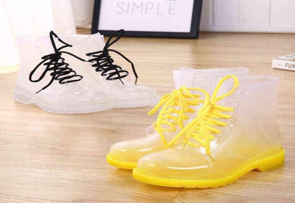 women rain boots mature lady lace up waterproof lady shoes transparent candy colors ankle outdoor girl039s shoes dfc3 2020 h1111410840, Black
women rain boots mature lady lace up waterproof lady shoes transparent candy colors ankle outdoor girl039s shoes dfc3 2020 h1111410840, Black
