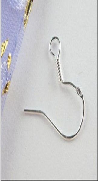 

200pcslot sterling 925 silver clasps hooks earring findings fishwire hooks jewelry diy 15mm fish hook fit earrings4017871