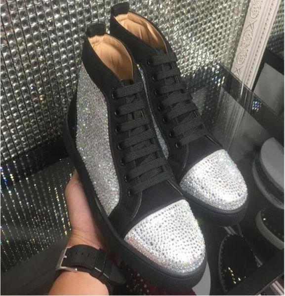 2019 spring new red highcut rhinestone board shoes with round head casual couple men and women with flat shoes2343595, Black
2019 spring new red highcut rhinestone board shoes with round head casual couple men and women with flat shoes2343595, Black