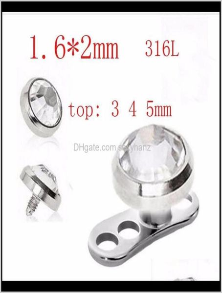 plugs tunnels drop delivery 2021 316l stainless steel skin diver piercing micro dermal jewelry body gcwja1664661, Silver
plugs tunnels drop delivery 2021 316l stainless steel skin diver piercing micro dermal jewelry body gcwja1664661, Silver