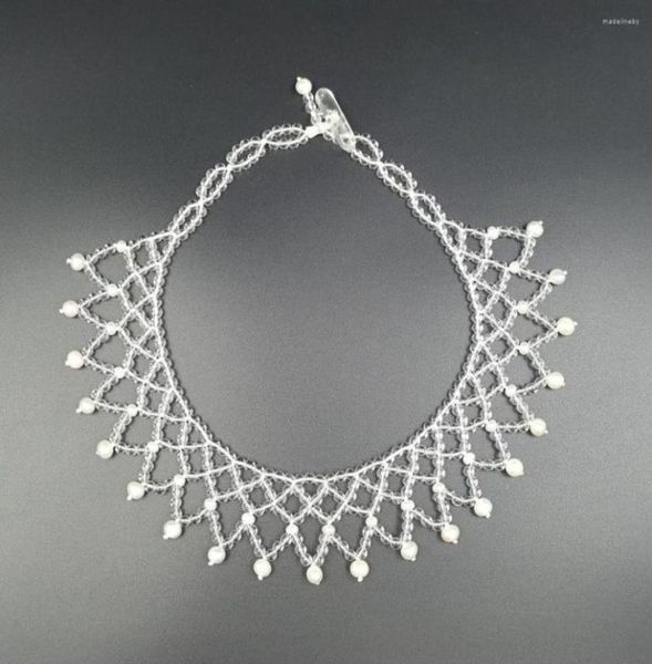 chains liiji unique natural clear quartzs freshwater pearl handmade knitting necklace approx 3944cm women jewelry for wedding7766797, Silver
chains liiji unique natural clear quartzs freshwater pearl handmade knitting necklace approx 3944cm women jewelry for wedding7766797, Silver