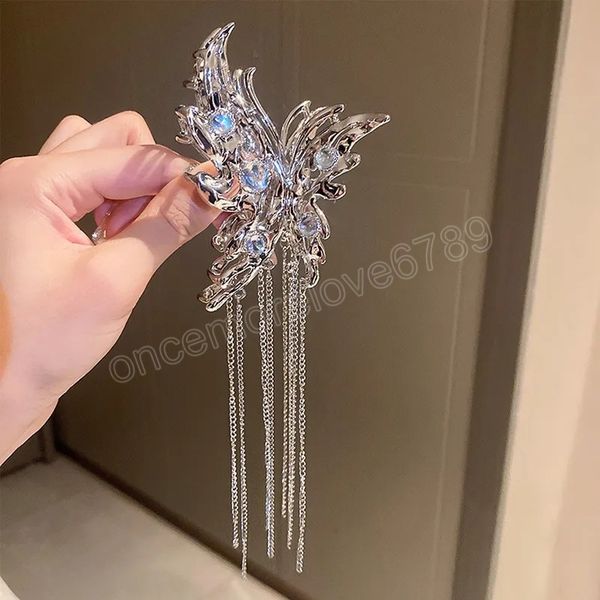 irregular metal butterfly hair clip for women personality tassel hair claw clips grip hairpin headdress hair accessoires, Slivery;golden
irregular metal butterfly hair clip for women personality tassel hair claw clips grip hairpin headdress hair accessoires, Slivery;golden