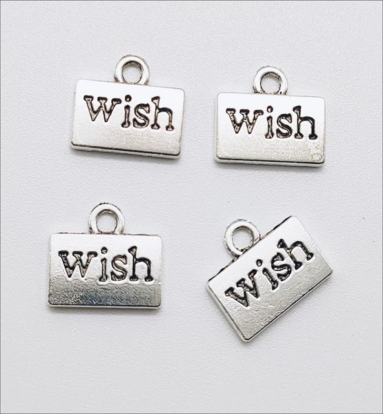 whole lot 100pcs letter wish antique silver charms pendants for jewelry making bracelet earrings diy keychain pendant 1211mm 5289719, Bronze;silver
whole lot 100pcs letter wish antique silver charms pendants for jewelry making bracelet earrings diy keychain pendant 1211mm 5289719, Bronze;silver