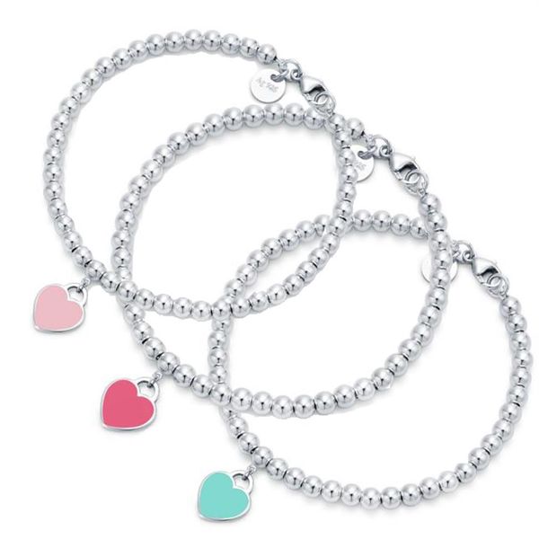 beaded charm bracelets for women 925 sterling silver red pink blue green heart charms luxury designer jewelry lady gif268c, Golden;silver
beaded charm bracelets for women 925 sterling silver red pink blue green heart charms luxury designer jewelry lady gif268c, Golden;silver