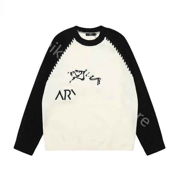 autumn pullover patchwork letter sweater oversized version of cold warm hoodie crew-neck base shirt, White;black
autumn pullover patchwork letter sweater oversized version of cold warm hoodie crew-neck base shirt, White;black