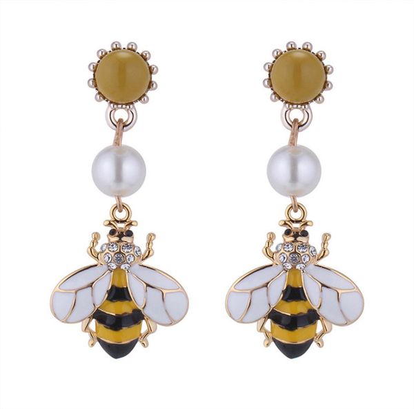 yellow gold designer bee stud earrings for women trendy bee pearl cute bee dangel long style stud earring jewelry gifts for women 6694348, Golden;silver
yellow gold designer bee stud earrings for women trendy bee pearl cute bee dangel long style stud earring jewelry gifts for women 6694348, Golden;silver