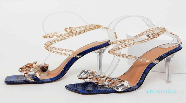 women039s crystal chain sandals summer party shoes wedding shoes square transparent perspex high heels20229180965, Black
women039s crystal chain sandals summer party shoes wedding shoes square transparent perspex high heels20229180965, Black