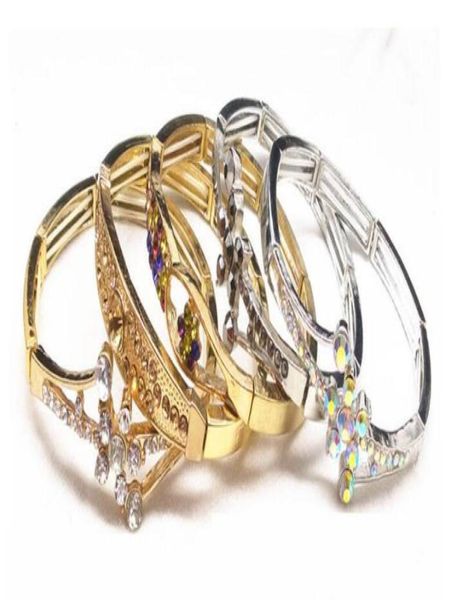 10pcslot mix style gold plated crystal rhinestone bracelets bangle for diy fashion jewelry gift cr35 shipp2522115, Black
10pcslot mix style gold plated crystal rhinestone bracelets bangle for diy fashion jewelry gift cr35 shipp2522115, Black