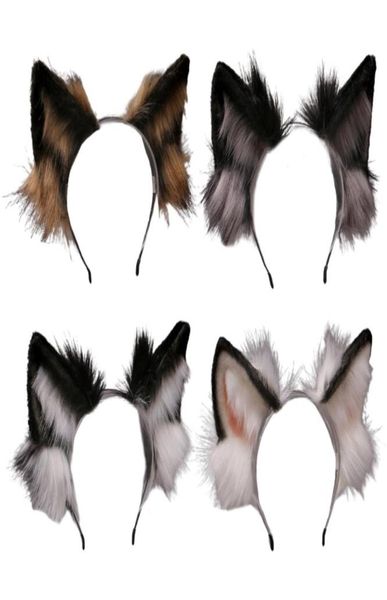 lovely animal faux fur wolf ears headband realistic furry fluffy hair hoop lolita anime masquerade cosplay costume3319776, Silver
lovely animal faux fur wolf ears headband realistic furry fluffy hair hoop lolita anime masquerade cosplay costume3319776, Silver