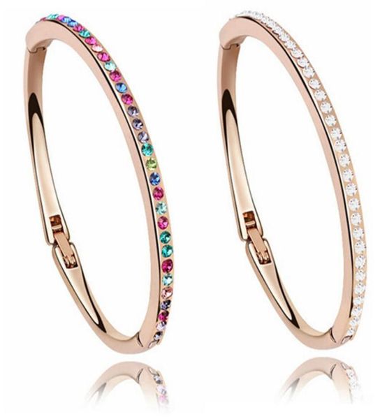 austrian crystal bracelets bangles brand fashion charm cuff bracelets for women jewelry 18k rose gold plated 60601468512, Black
austrian crystal bracelets bangles brand fashion charm cuff bracelets for women jewelry 18k rose gold plated 60601468512, Black