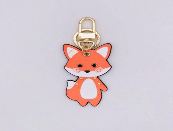 designer keychain leather pendant fox cartoon car chain charm brown flower trinket gifts accessories with box43154246552077, Silver
designer keychain leather pendant fox cartoon car chain charm brown flower trinket gifts accessories with box43154246552077, Silver