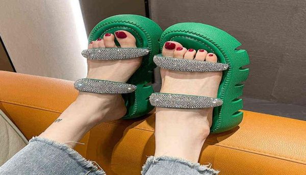 wedge slipper new summer 2022 flat platform solid slippers women sandals luxury crystals shoes 5cm chunky sole cool slides y2206212562996, Black
wedge slipper new summer 2022 flat platform solid slippers women sandals luxury crystals shoes 5cm chunky sole cool slides y2206212562996, Black