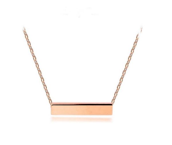 never fade blank plain necklace high polished simple bar pendant necklace for women gift4221418, Silver
never fade blank plain necklace high polished simple bar pendant necklace for women gift4221418, Silver