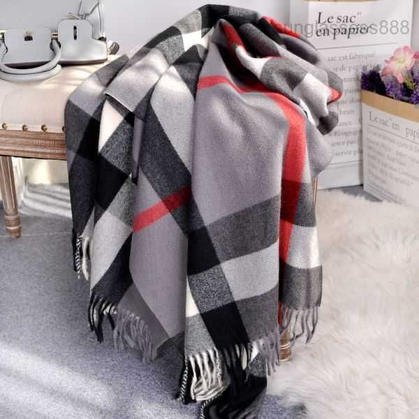 designer cashmere scarf winter women and men long quality headband fashion classic printed check big plaid shawls 3c9e, Blue;gray
designer cashmere scarf winter women and men long quality headband fashion classic printed check big plaid shawls 3c9e, Blue;gray