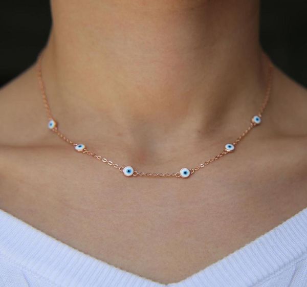 enamel white evil eye round dots charm link chain rose gold color lucky turkish evil eye women elegance fashion jewelry chain neck3073302, Silver
enamel white evil eye round dots charm link chain rose gold color lucky turkish evil eye women elegance fashion jewelry chain neck3073302, Silver
