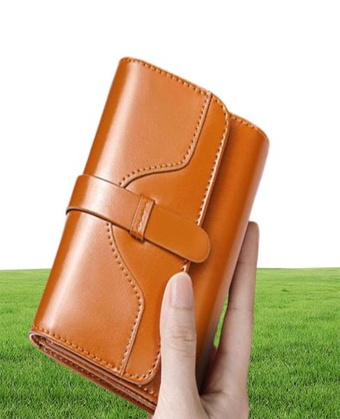 wallets weraimjx brand women genuine leather small wallet oil wax coin purse hasp card holder causal ladies purses2597280, Red;black
wallets weraimjx brand women genuine leather small wallet oil wax coin purse hasp card holder causal ladies purses2597280, Red;black