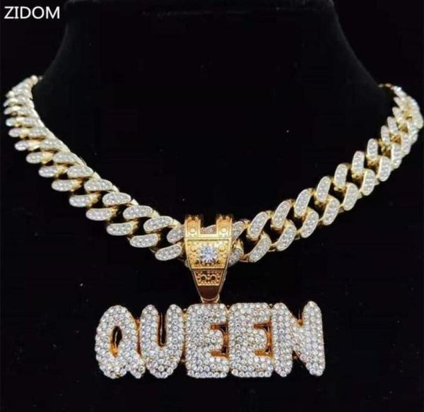 pendant necklaces men women hip hop king queen letter necklace with 13mm miami cuban chain iced out bling hiphop fashion jewelry953276689, Silver
pendant necklaces men women hip hop king queen letter necklace with 13mm miami cuban chain iced out bling hiphop fashion jewelry953276689, Silver