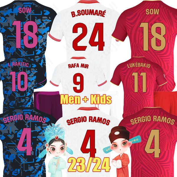 23 24 sevilla soccer jersey pedrosa nianzou rafa mir i.rakitic .ocampos football shirts suso mariano 2023 2024 sow men kits kids equipment, Black;yellow
23 24 sevilla soccer jersey pedrosa nianzou rafa mir i.rakitic .ocampos football shirts suso mariano 2023 2024 sow men kits kids equipment, Black;yellow