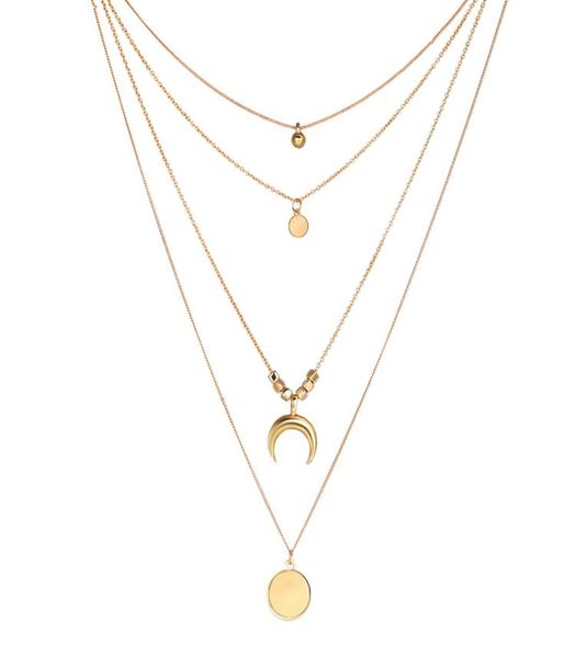necklaces pendants style moon alloy multilayer necklacefashion vintage moon pendant choker necklace with chain for women state9110584, Silver
necklaces pendants style moon alloy multilayer necklacefashion vintage moon pendant choker necklace with chain for women state9110584, Silver