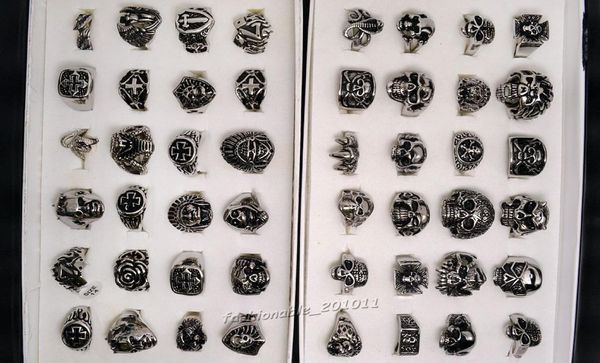 10pcs 316l stainless steel skull carved biker men039s alloy rings mode jewelry jewelry lots whole fashion3766518, Silver
10pcs 316l stainless steel skull carved biker men039s alloy rings mode jewelry jewelry lots whole fashion3766518, Silver
