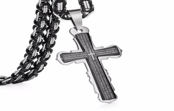 black silver tone bible strong long thick link byzantine chain gift for men jewelry stainless steel pendant necklace jewelry22214509875
black silver tone bible strong long thick link byzantine chain gift for men jewelry stainless steel pendant necklace jewelry22214509875