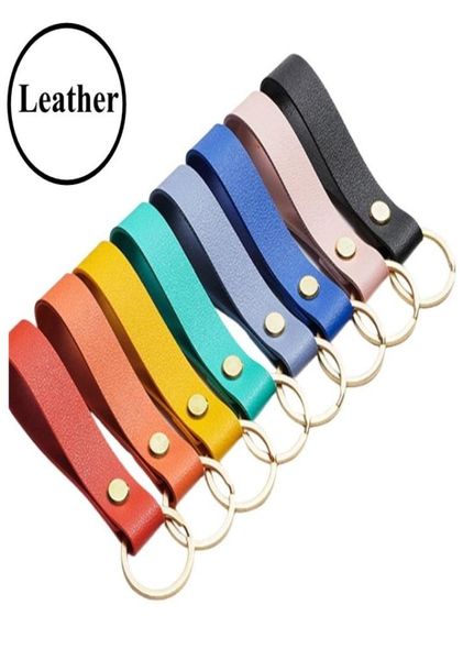 8 colors pu leather keychain business gift leather key chain men women car key strap waist wallet keychains keyrings2673599, Silver
8 colors pu leather keychain business gift leather key chain men women car key strap waist wallet keychains keyrings2673599, Silver