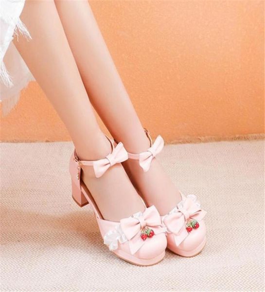 large size 3448 bow knot strawberry ruffles princess cosplay costume shoes women med heels jk lo lolita sandals girls8032074, Black
large size 3448 bow knot strawberry ruffles princess cosplay costume shoes women med heels jk lo lolita sandals girls8032074, Black