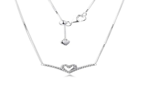 925 sterling silver sparkling wishbone heart collier necklace chain for women men fit style necklaces gift jewelry 399273c01-451755513
925 sterling silver sparkling wishbone heart collier necklace chain for women men fit style necklaces gift jewelry 399273c01-451755513