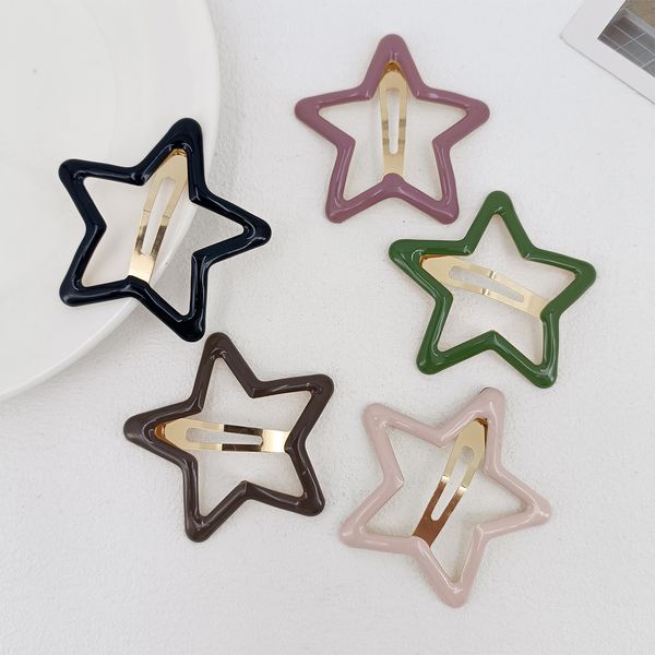 korean 5cm star style electroplating drip hairpins children's hair accessories bb clips for girls hair clip, Golden;silver
korean 5cm star style electroplating drip hairpins children's hair accessories bb clips for girls hair clip, Golden;silver