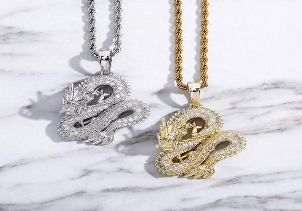 cool mens necklace gold plated iced out cz dragon pendant necklace for girls women with 24inch rope chain6228120, Silver
cool mens necklace gold plated iced out cz dragon pendant necklace for girls women with 24inch rope chain6228120, Silver