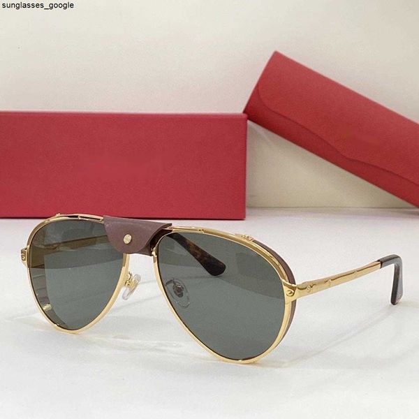 fashion carti designer cool sunglasses gold carti pilot man sunglasses women fashion eyewear leopard metal decorate side leather and button, White;black
fashion carti designer cool sunglasses gold carti pilot man sunglasses women fashion eyewear leopard metal decorate side leather and button, White;black