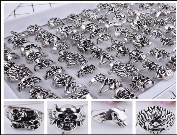 mixed 20pcs uality gothic punk assorted whole lots skull style bikers men039s vintage tibetan rings 16527036327, Silver
mixed 20pcs uality gothic punk assorted whole lots skull style bikers men039s vintage tibetan rings 16527036327, Silver