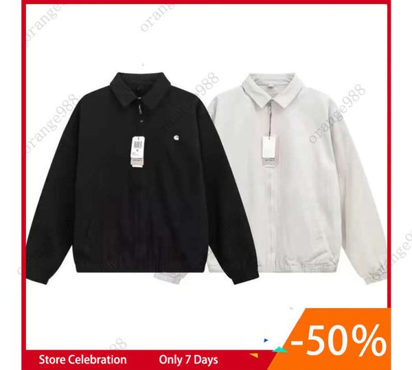 carhart embroidered work jacket street loose couple casual thin coat trend11, Black;brown
carhart embroidered work jacket street loose couple casual thin coat trend11, Black;brown