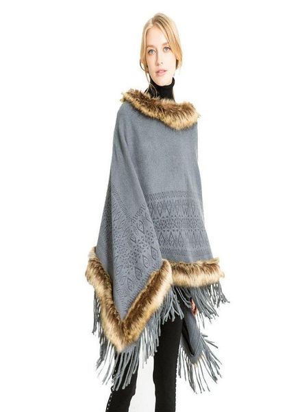 scarves fashion autumn and winter women faux fur collar tassel knitted shawl cape poncho scarf pullovers warmers7483195, Blue;gray
scarves fashion autumn and winter women faux fur collar tassel knitted shawl cape poncho scarf pullovers warmers7483195, Blue;gray