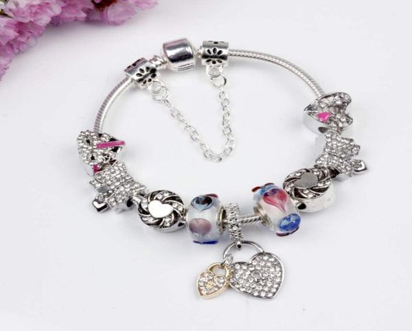 wholesale-925 silver bracelets love heart pendant bangle charm beads mother bracelet for mother's day diy jewelry original logo8033721, Golden;silver
wholesale-925 silver bracelets love heart pendant bangle charm beads mother bracelet for mother's day diy jewelry original logo8033721, Golden;silver